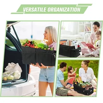 FUNNy Elf Car Seat Organizer 11 Storages 4 Cup Holders Waterproof