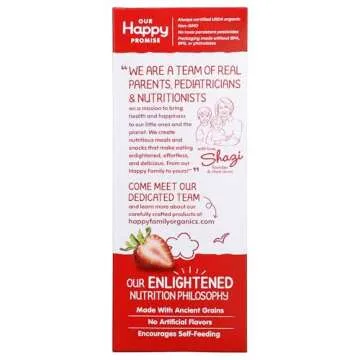 HAPPY BABY Organic Strawberry & Beet Teether Crackers 12 Count, 1.7 OZ