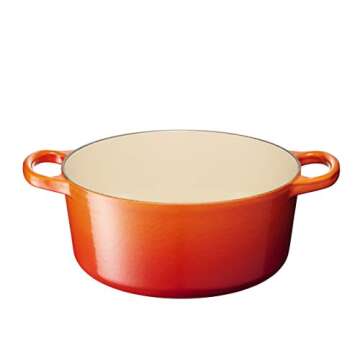 Le Creuset Enameled Cast Iron Signature Round Dutch Oven, 3.5 qt. , Flame