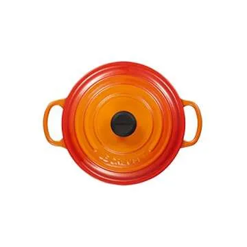 Le Creuset Enameled Cast Iron Signature Round Dutch Oven, 3.5 qt. , Flame