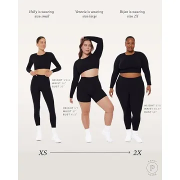 PAVOI ACTIVE Women's Long Sleeve Crop Top for Gym