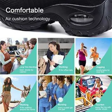 Non Slip Walking Shoes for Women by ANLUKE