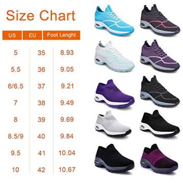Non Slip Walking Shoes for Women by ANLUKE