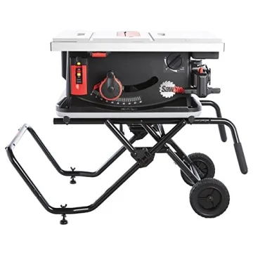 SawStop Jobsite Saw with Mobile Cart for Safety and Precision