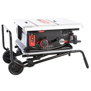 SawStop Jobsite Saw with Mobile Cart for Safety and Precision