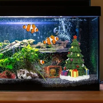 Festive Christmas Aquarium Tree Decoration for Fish Tanks