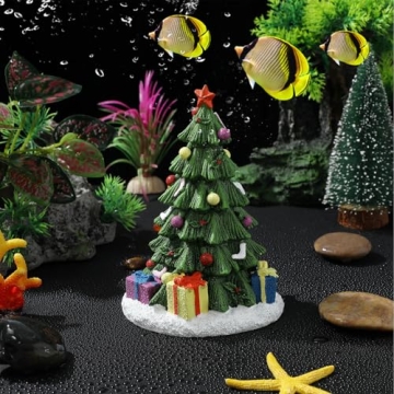 Festive Christmas Aquarium Tree Decoration for Fish Tanks