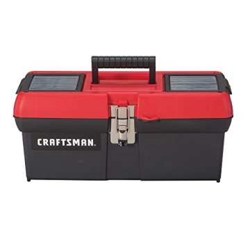 CRAFTSMAN Lockable Tool Box - 16 in Red/Black