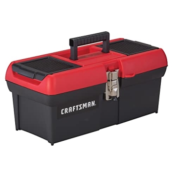 CRAFTSMAN Lockable Tool Box - 16 in Red/Black