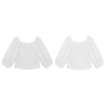 Stylish R.Vivimos Summer Off-The-Shoulder Crop Top for Women