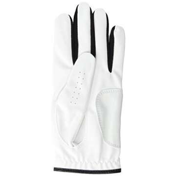 FootJoy Junior Golf Glove, White Medium, Worn on Left Hand
