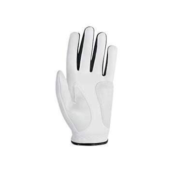 FootJoy Junior Golf Glove, White Medium, Worn on Left Hand