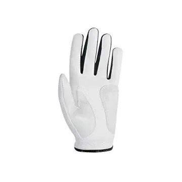 FootJoy Junior Golf Glove, White Medium, Worn on Left Hand
