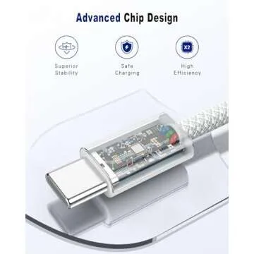 High Speed USB C to USB C Cable - 60W Fast Charging