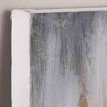 Empire Art Direct Abstract Wall Art Textured Hand Painted Canvas by Martin Edwards, Unframed, 40" x 30", Gold Frequency