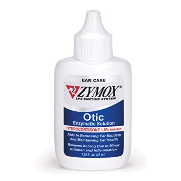 Zymox Otic Enzymatic Ear Solution for Dogs and Cats 1.25oz