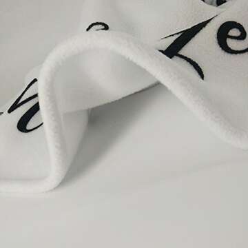 Baby Milestone Blanket Photography Background Prop: Thick Fleece Backdrop for Infants & Toddlers