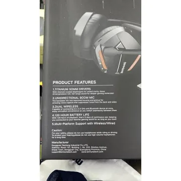 BINNUNE Wireless Gaming Headset for PS5 PC