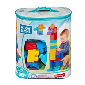 Mega Bloks First Builders Big Building Bag, 80-Piece (Classic)