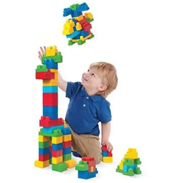 Mega Bloks First Builders Big Building Bag, 80-Piece (Classic)