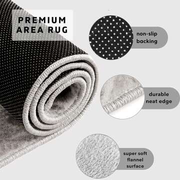 Dark Green Piano Keys Area Rugs - Modern Non-Slip Design