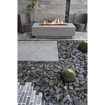 Elementi Granville Concrete Fire Table for Outdoor Warmth