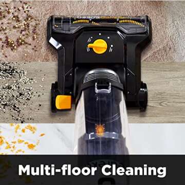 EUREKA PowerSpeed Lightweight Upright Vacuum Cleaner for Carpet and Hard Floor, Powerful Bagless Upright Vacuum Cleaner for Home Pets