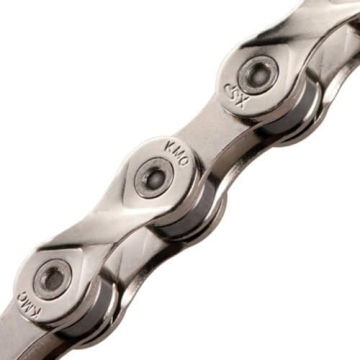 KMC X9 9-Speed X-Series Bicycle Chain | Compatible with Shimano, SRAM, Campagnolo and All Major Systems | Silver