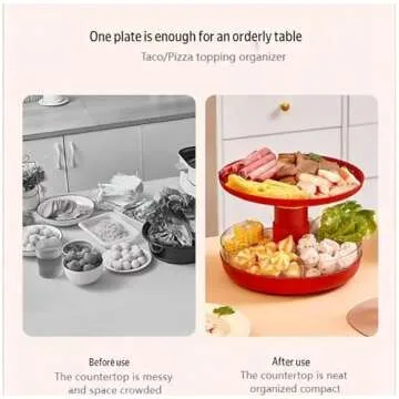 ARMOPIL Rotating Serving Tray - Perfect for Entertaining!