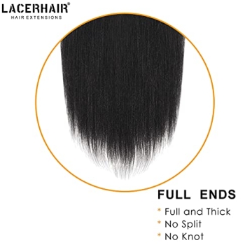 Lacer Remy Yaki Clip in Hair Extensions for Natural Looks
