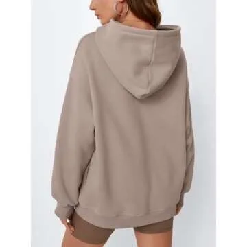 EFAN Women’s Cozy Oversized Fleece Hoodie for Fall Fashion