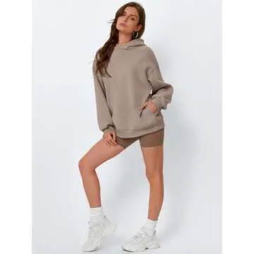 EFAN Women’s Cozy Oversized Fleece Hoodie for Fall Fashion