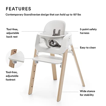 Stokke Steps High Chair Adjustable Ergonomic Design