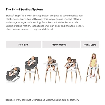 Stokke Steps High Chair Adjustable Ergonomic Design