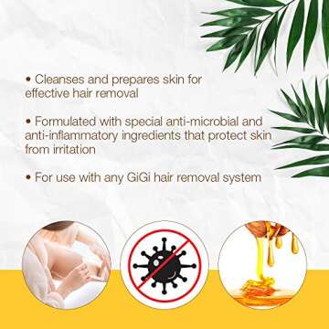 GiGi Pre Hon – Pre-Epilation for Hair Waxing, 8 oz
