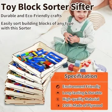6 Tray Sorter Sifter Box for Lego - Organize and Enjoy