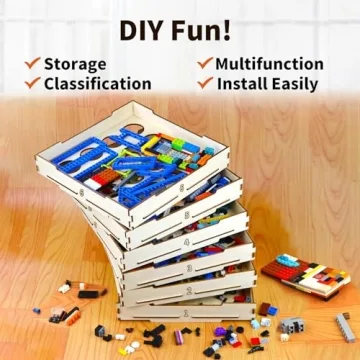6 Tray Sorter Sifter Box for Lego - Organize and Enjoy