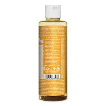 Dr. Bronner's - Pure-Castile Liquid Soap (Citrus, 8 ounce) - Made with Organic Oils, 18-in-1 Uses: F...