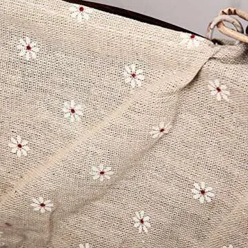 KINJOEK Wicker Woven Natural Willow Storage Basket