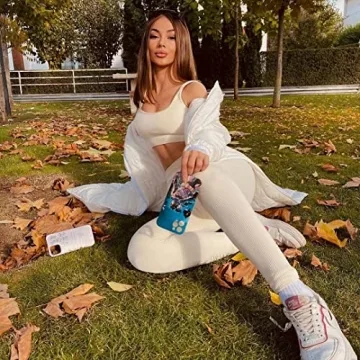 OQQ Women's 3 Piece Ribbed Seamless Yoga Tank Tops