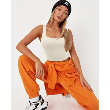 OQQ Women's 3 Piece Ribbed Seamless Yoga Tank Tops