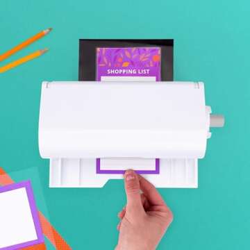 Xyron Laminate / Adhesive Refill for Creative Station Lite, 5" x 18', Refill-Cartridge for Label Maker, Laminator Machine, Scrapbooking & Craft, Home Office & Home School Supplies (5102-08-00ML)