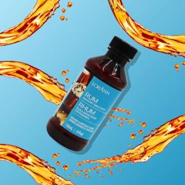 Lorann Oils Rum Bakery Emulsion: Realistic Rum Flavor, Ideal for Enhancing Boozy Notes in Baked Good...