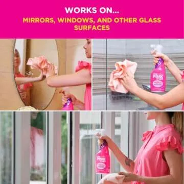 The Pink Stuff Stardrops Miracle Window Cleaner with Rose Vinegar Spray