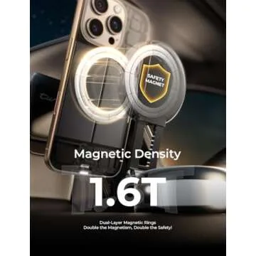 LISEN Vacuum Magnetic Phone Holder for iPhone 12-16