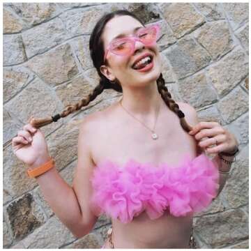 GIFIORE Retro Vintage Cat Eye Sunglasses for Women Trendy Narrow Cateye Frame Sun Glasses (Hot Pink ...