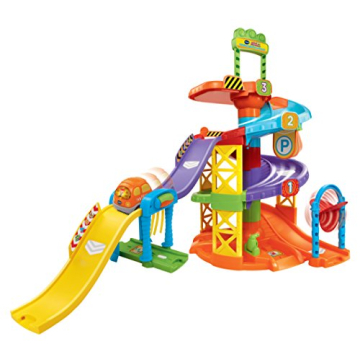 VTech Go! Go! Smart Wheels Spinning Spiral Tower Playset for Imaginative Fun
