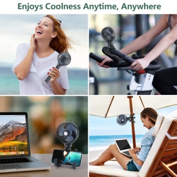 Snawowo Mini Portable Fan - Versatile Stroller & Personal Fan
