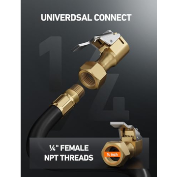 AstroAI Heavy Duty Air Chuck for Easy Tire Inflation