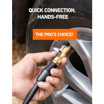 AstroAI Heavy Duty Air Chuck for Easy Tire Inflation